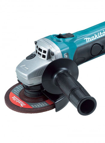 PT Makita Cordless Angle Grinder 115mm 18V 3.0Ah DGA452RFJ Blue/Black/Silver 317x126x126millimeter