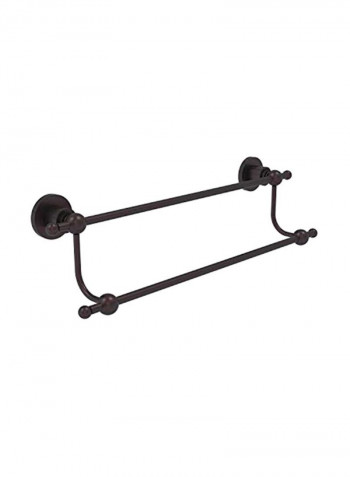 Astor Place Collection Double Towel Bar Black 24inch
