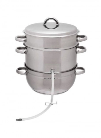 Stainless Steel Steam Juicer Silver 12x15x15inch