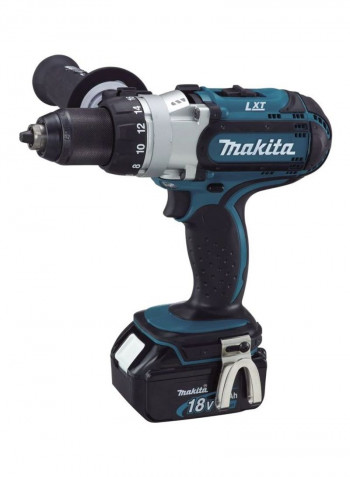 PT Makita Cordless Drill 13mm 3 Speed 18V 3.0Ah DDF451RFE/DDF451RFJ Blue/Black 23.8x7.8x25.7cm