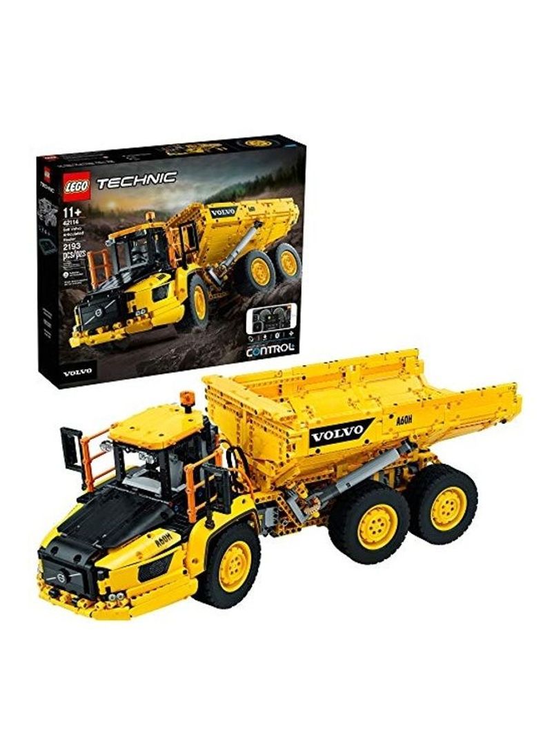 2193-Piece Technic 6x6 Volvo Articulated Hauler Building Toy
