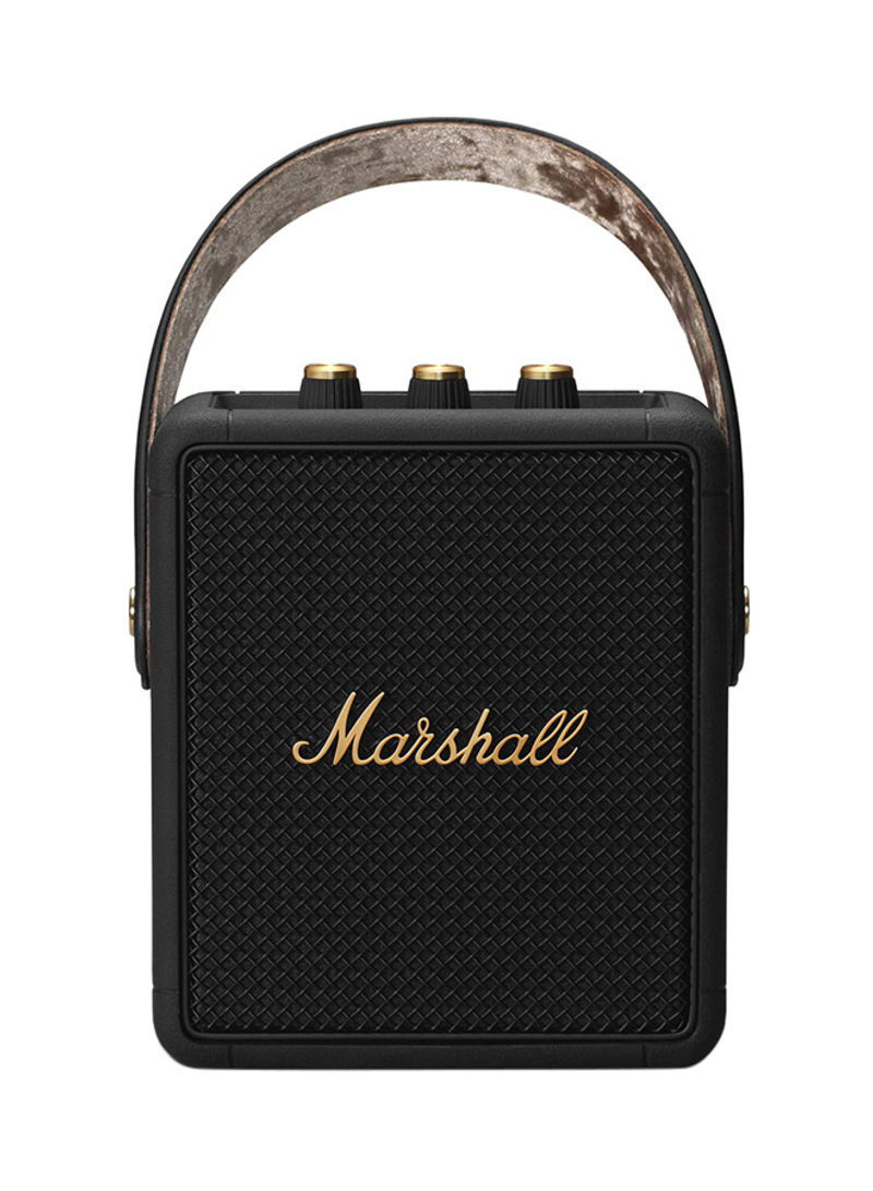 Stockwell II Portable Bluetooth Speaker Black/Brass