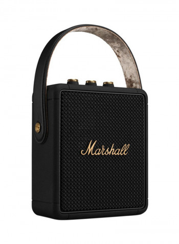 Stockwell II Portable Bluetooth Speaker Black/Brass