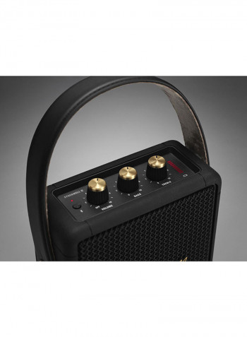 Stockwell II Portable Bluetooth Speaker Black/Brass