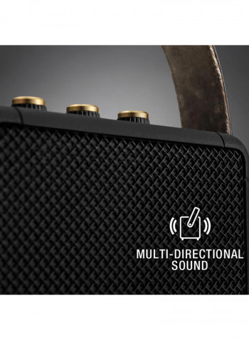 Stockwell II Portable Bluetooth Speaker Black/Brass