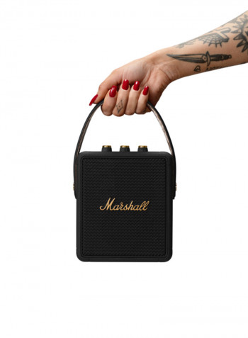 Stockwell II Portable Bluetooth Speaker Black/Brass