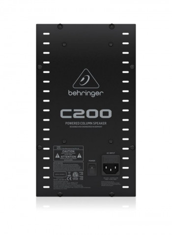 Portable Column Loudspeaker C200 Black