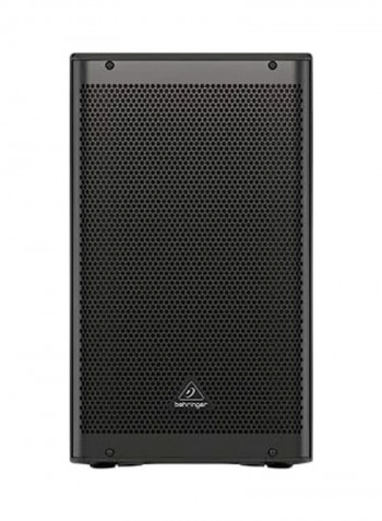 PA Speaker System With 2-Channel Mixer DR112DSP Black