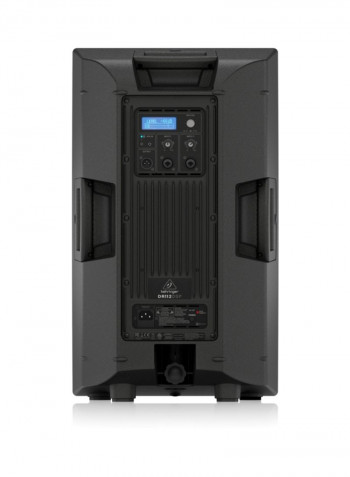 PA Speaker System With 2-Channel Mixer DR112DSP Black