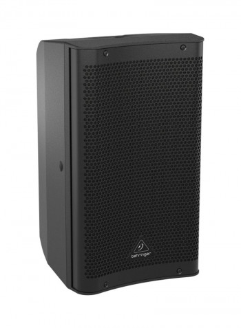 PA Speaker System With 2-Channel Mixer DR112DSP Black