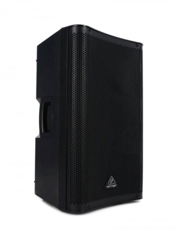 PA Speaker System With 2-Channel Mixer DR112DSP Black
