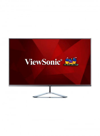 VX3276-MHD 32-Inch Frameless Widescreen IPS Full HD Monitor with Screen Split Capability HDMI and DisplayPort inputs Silver