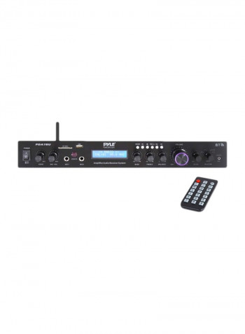 Bluetooth Radio Receiver And Amplifier PDA7BU Black