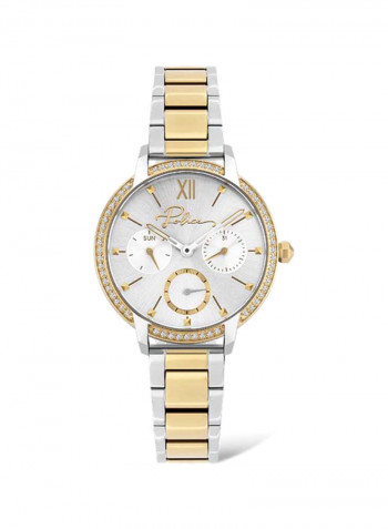 Women's Stainless-Steel Analog Wrist Watch P 16043BSTG-04M