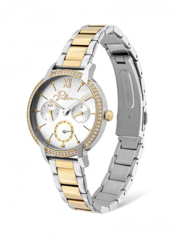 Women's Stainless-Steel Analog Wrist Watch P 16043BSTG-04M