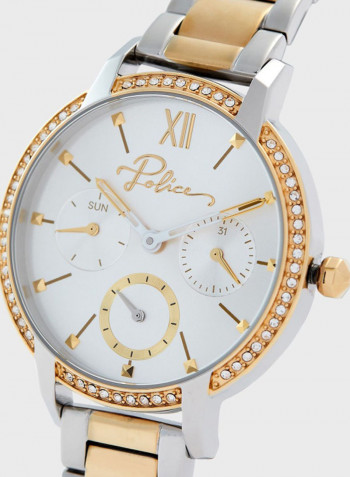 Women's Stainless-Steel Analog Wrist Watch P 16043BSTG-04M