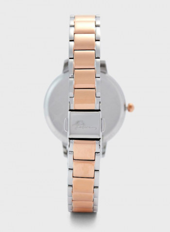 Women's Stainless Steel Analog Wrist Watch P 16043BSTR-39M