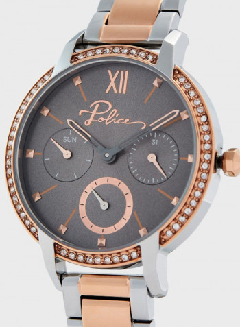Women's Stainless Steel Analog Wrist Watch P 16043BSTR-39M