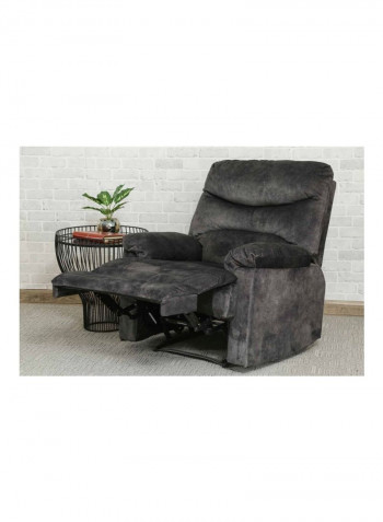 Westerwood Single Seater Recliner Sofa Grey 85x100x95centimeter