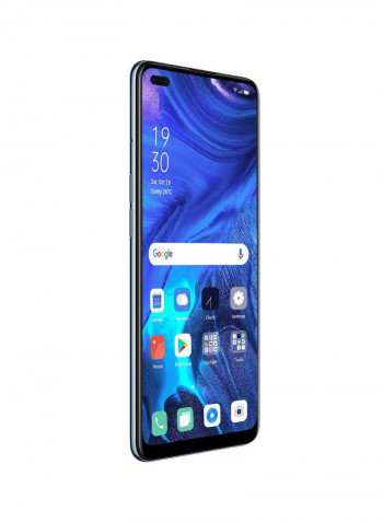 Reno 4 Dual SIM Galactic Blue 8GB RAM 128GB 4G LTE - KSA Version
