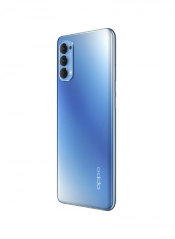 Reno 4 Dual SIM Galactic Blue 8GB RAM 128GB 4G LTE - KSA Version