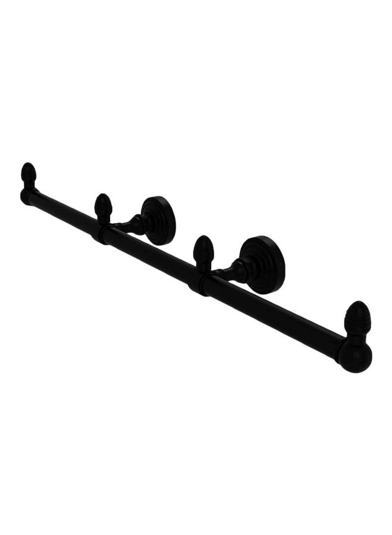Waverly Place Collection 3 Arm Guest Towel Holder Matte Black 22.5x2.9x3.5inch