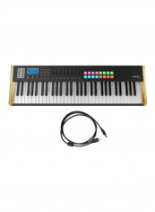 لوحة مفاتيح وورلد برو MIDI مزودة ب61 مفتاحا ومنفذ USB