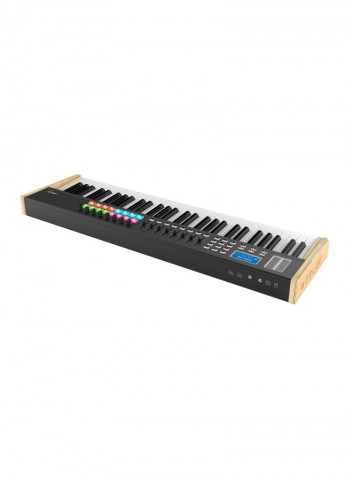لوحة مفاتيح وورلد برو MIDI مزودة ب61 مفتاحا ومنفذ USB