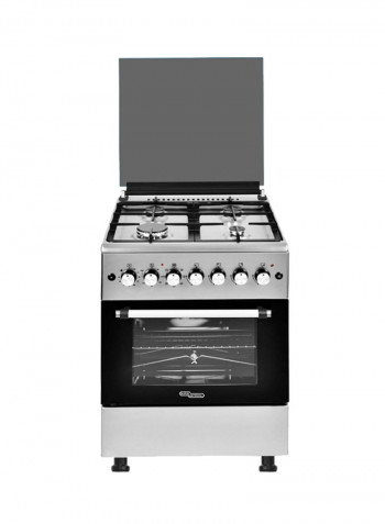 4-Burner Cooker Range SGC67FS Silver/Black