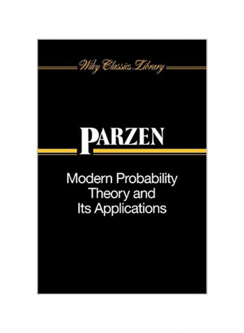 Modern Probability Theory and Its Applications Paperback