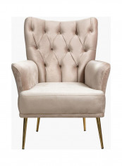 1-Seater Sofa Beige 77 x 78cm