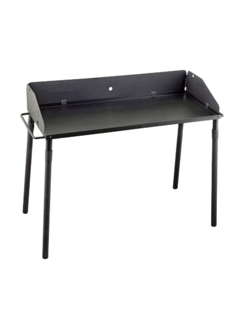 Dutch Oven Table With Legs Black 16x38inch