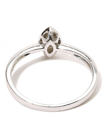 18K White Gold Exquisite Design Diamond Ring