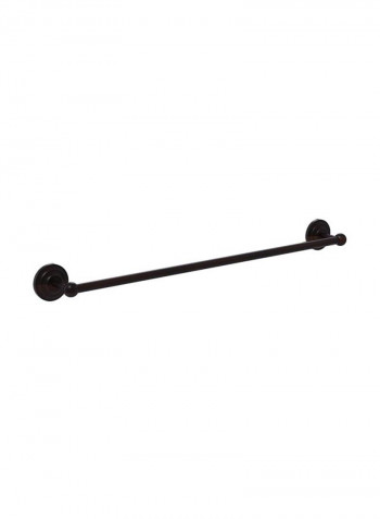 Monte Carlo Collection Shower Door Towel Bar Black 30inch