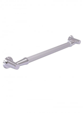 Reeded Grab Bar Silver 32inch