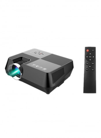 LED Home Theater Projector Black