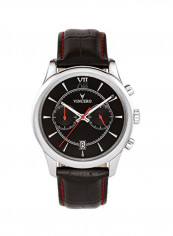 Men's 316L Stainless Steel Analog Watch Bla-Sil-W01