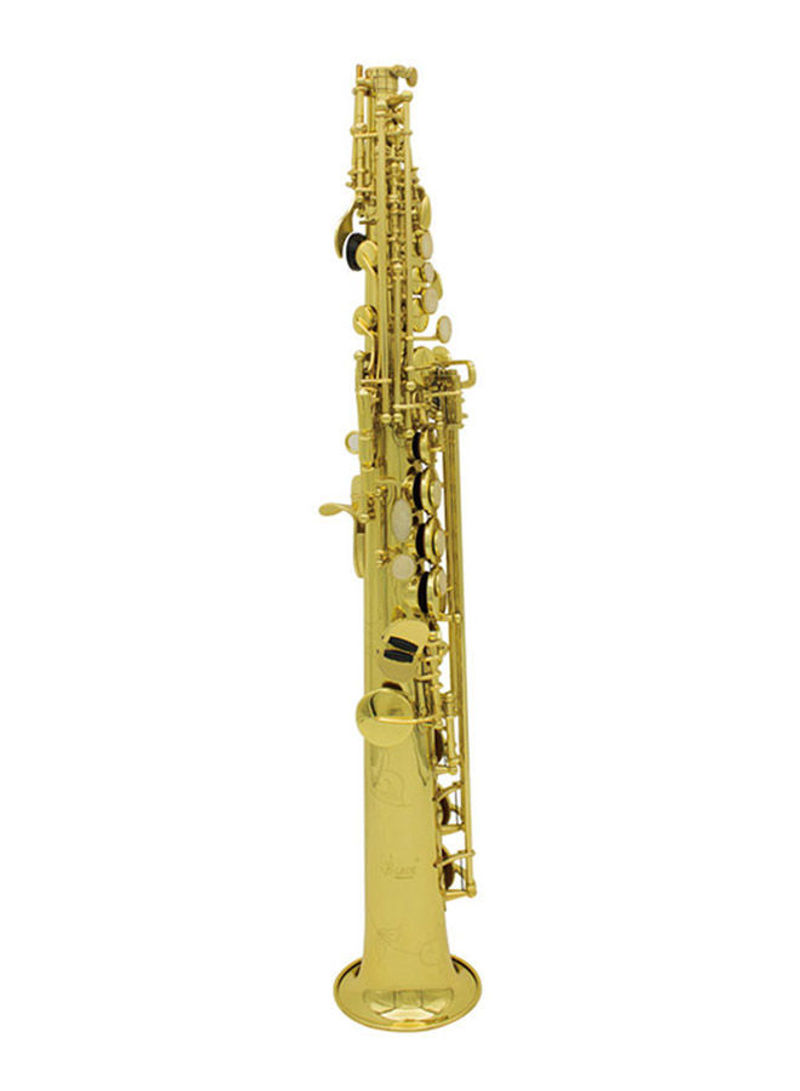 Brass B Flat Straight Soprano Saxophone Instrument