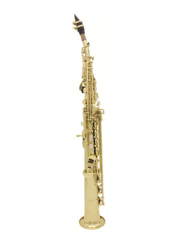 Brass B Flat Straight Soprano Saxophone Instrument