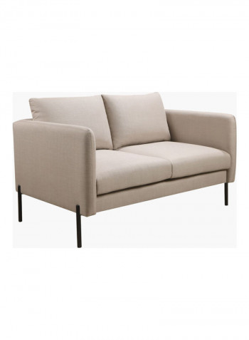 Quinton 2-Seater Sofa Beige 85 x 84 x 140cm