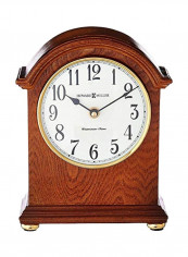 Mantel Clock Brown/White 8.75x7x3.25inch