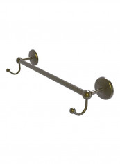 Prestige Monte Carlo Collection Integrated Hooks Towel Bar Silver 30inch