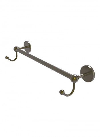 Prestige Skyline Collection Integrated Hooks Towel Bar Gold 30inch