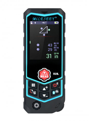 8-Piece Bluetooth Laser Distance Meter Set Black/Blue