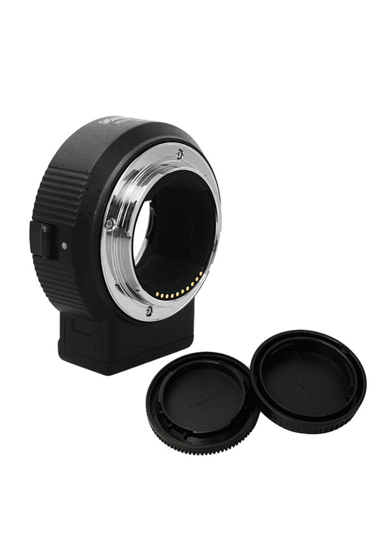 Electric Lens Protective Mount Ring For Nikon Black