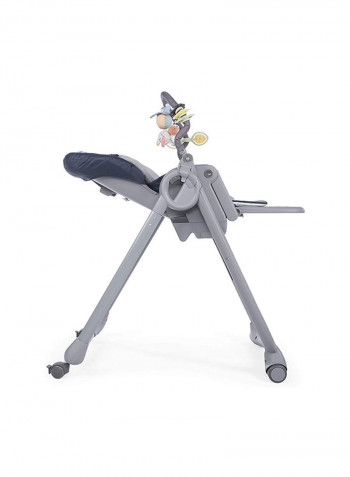 Polly Magic Relax High Chair With Toy Bar 0M-3Yrs, India Ink