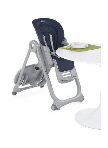 Polly Magic Relax High Chair With Toy Bar 0M-3Yrs, India Ink