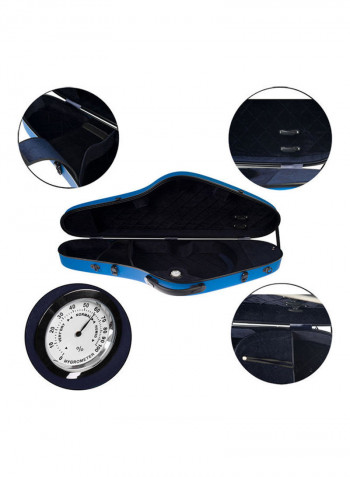 4-Piece Hard Case And Strap Set For 4/4 Violins