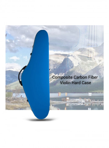 4-Piece Hard Case And Strap Set For 4/4 Violins