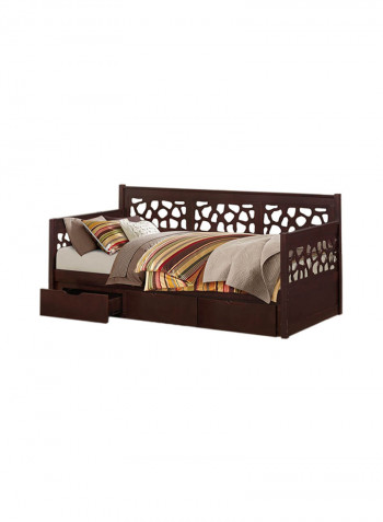 Parisson Single Day Bed Brown 90 x 190cm